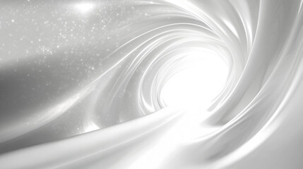 Naklejka premium White color technology concept geometric square background. White fabric texture for background
