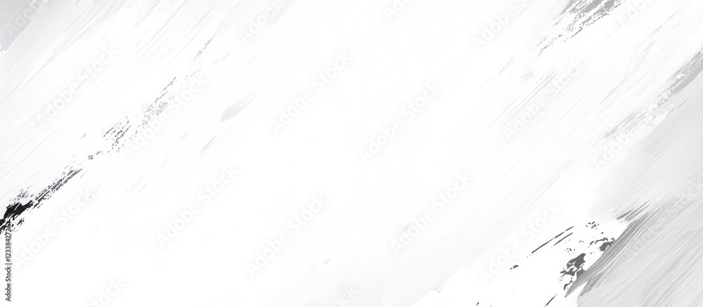 Poster elegant white paint texture background featuring soft brush strokes and ample empty space for custom