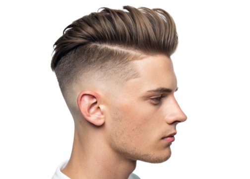 Undercut  isolated on white background