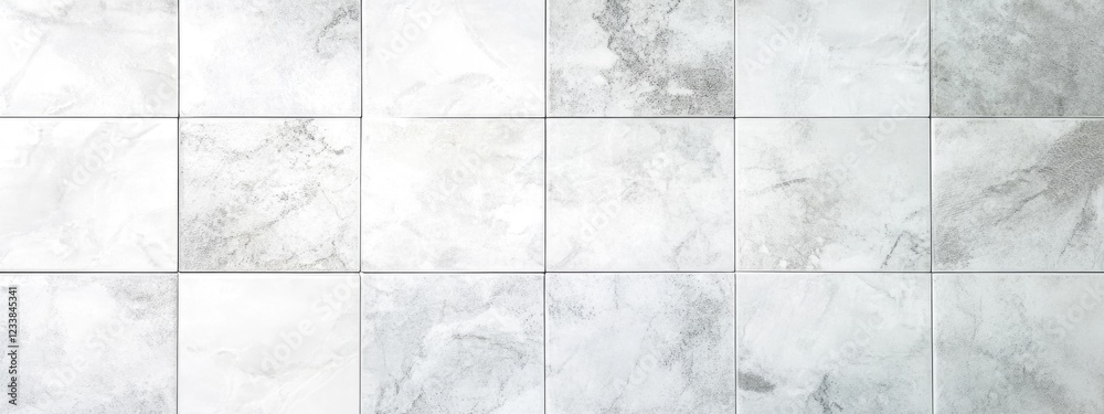 Poster elegant white and gray marble tile texture with empty space for text or design use in background app