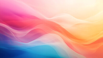 Obraz premium Soft pastel color gradient blurred texture background, Abstract blurred gradient background in bright colorful smooth illustration
