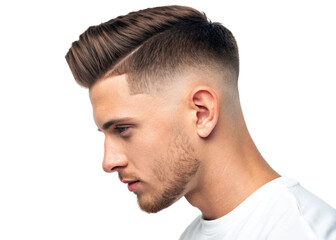 Obraz premium fade cut isolated on white background