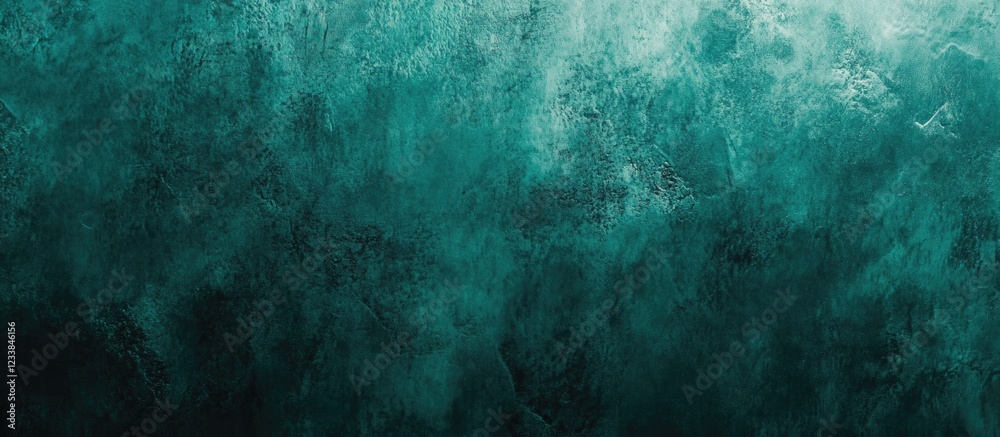 Poster elegant dark turquoise green ombre velvet texture with empty space for text luxurious background des