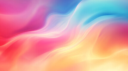 Obraz premium Abstract blurred gradient pastel background in bright colors. Colorful smooth illustration, Colorful Gradient Background