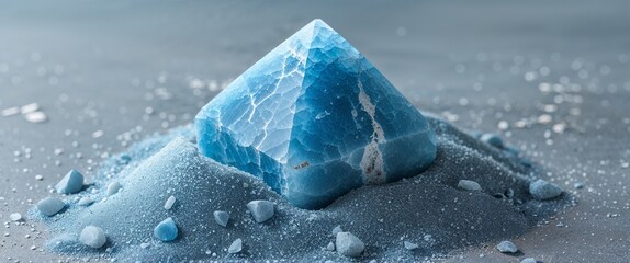 Faded sky blue quartzite sand with subtle flecks background