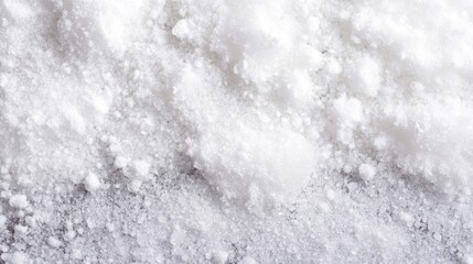 Winter Snow Texture Background with White Crystals and Clear Space for Text or Design Elements