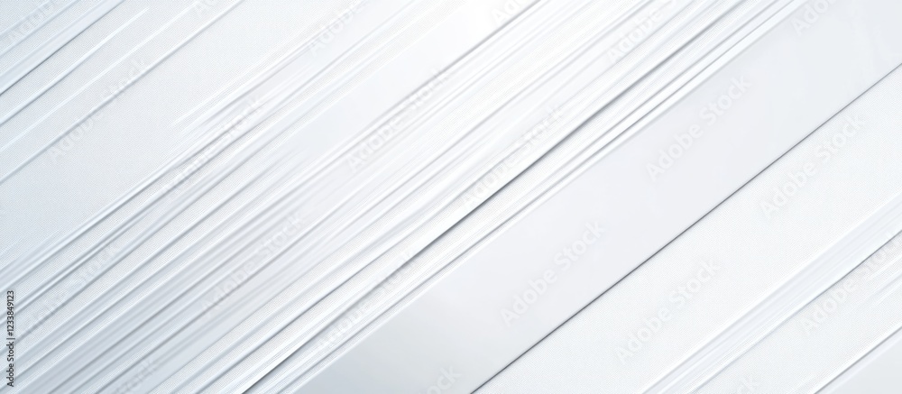 Poster embossed white linear texture background with blank space for custom text or branding needs