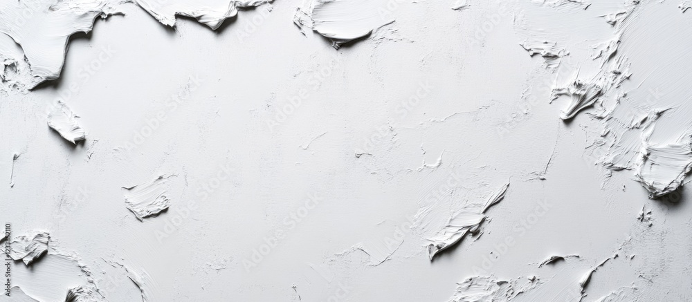 Poster textured white background with ample empty space for text overlay or design elements in minimalist s