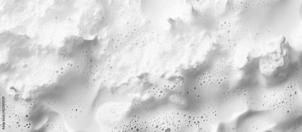 Poster textured white foam wallpaper abstract background with smooth surface ideal for adding custom text o