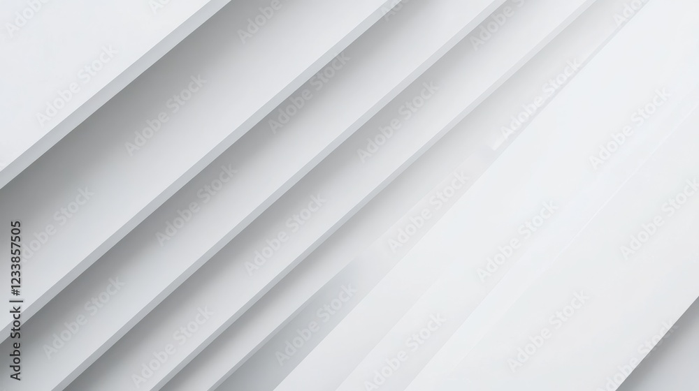 Poster Empty white horizontal posters on a textured diagonal background for customizable display and design projects.
