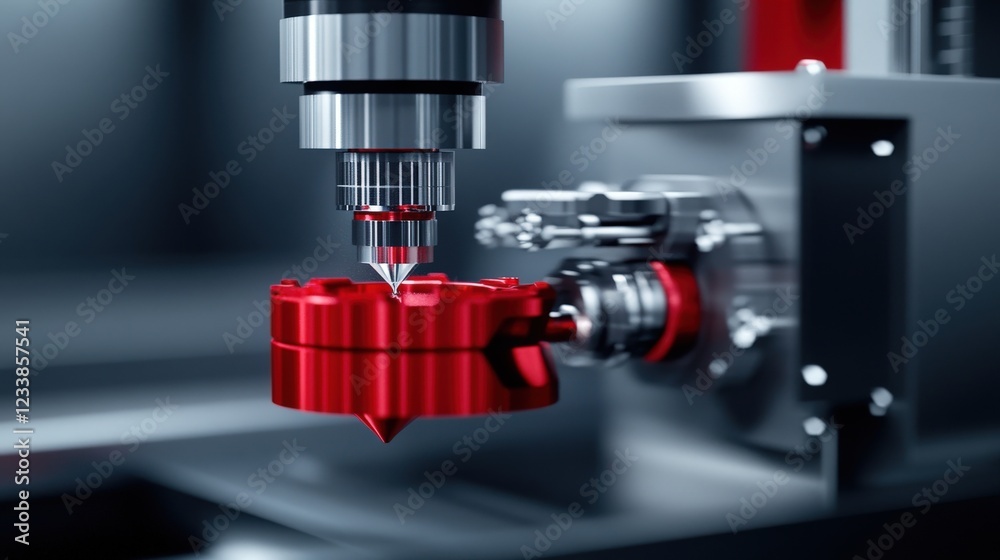 Poster Precision CNC Machining Process with Advanced Cutting Tool Technology