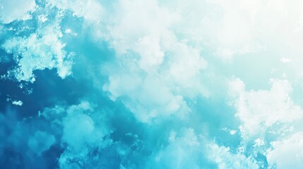 Fototapeta premium Vast blue sky panorama with soft clouds perfect for presentations and backgrounds showcasing natural colors and serene nature vibes