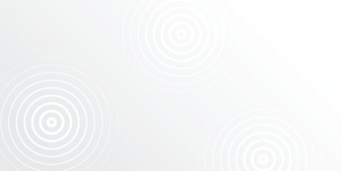 White geometric abstract background overlap layer on bright space with lines effect decoration. Modern graphic design element circles