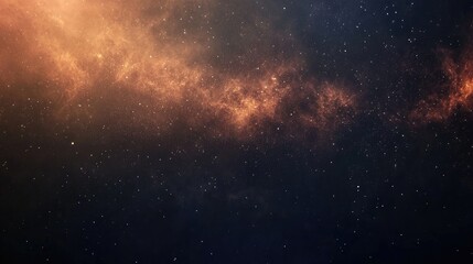 Obraz premium Cosmic Journey Through the Universe with Beautiful Nebulous Colors and Stars in an Expansive Night Sky Illustration