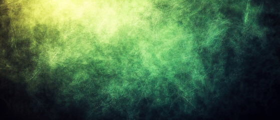 Fototapeta premium Green textured background with soft, grunge-like surface and a glowing light gradient