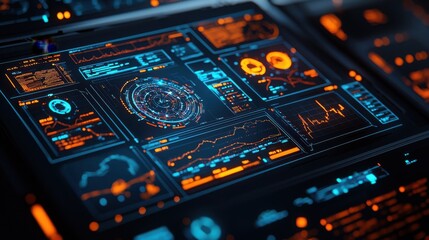 Fototapeta premium Strengthening supply chain risk management in digital control