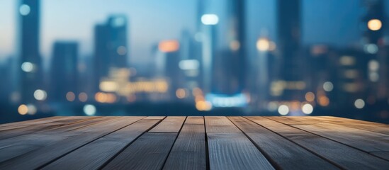 CCTV Camera Focused on Business Center with Blurred Background and Empty Space for Text Overlaid on Table Surface