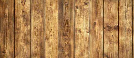 Fototapeta premium Wooden texture background with vertical planks and natural grain patterns suitable for design projects Copy Space