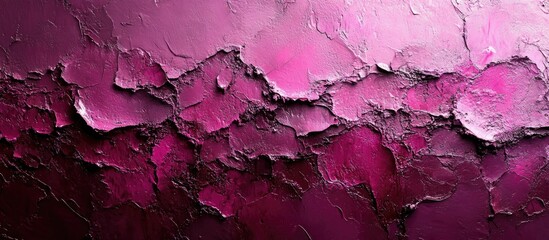 Fototapeta premium Abstract textured background with layered purple and pink paint strokes, ideal for design projects with Copy Space for text.