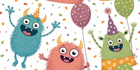 Party Monsters Trio Friendly Furry