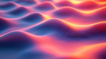 Fototapeta premium Abstract waves of vibrant colors creating a dynamic visual flow.