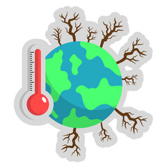 Climate Change Sticker