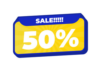 3D Pop Up Design Promo Sale Creative Designer