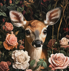 deer in the forest