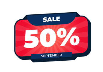 3D Pop Up Design Promo Sale Creative Designer