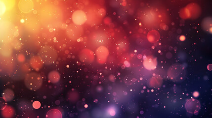 A vibrant, blurred background filled with colorful bokeh lights for creative use.