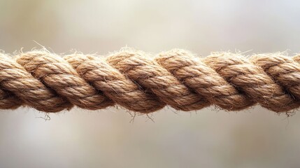 Thick Twisted Hemp Rope Natural Fiber Texture Nautical Background