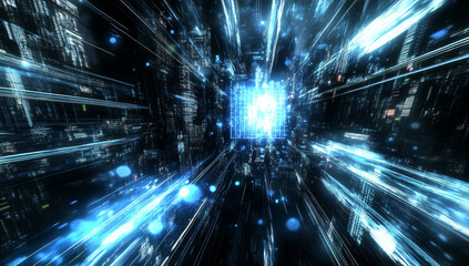 abstract blue background