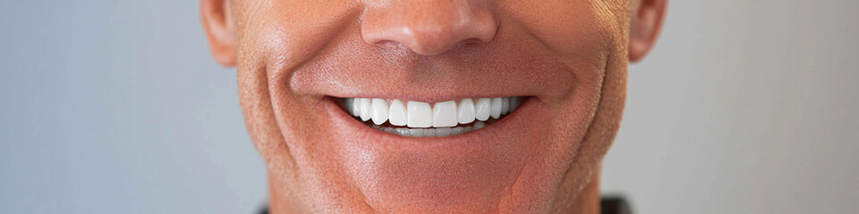 Fototapeta premium Bright smile highlighting happiness and positivity in daily life