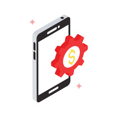 Money Management Vector Filled Icon style. Eps 10 File 