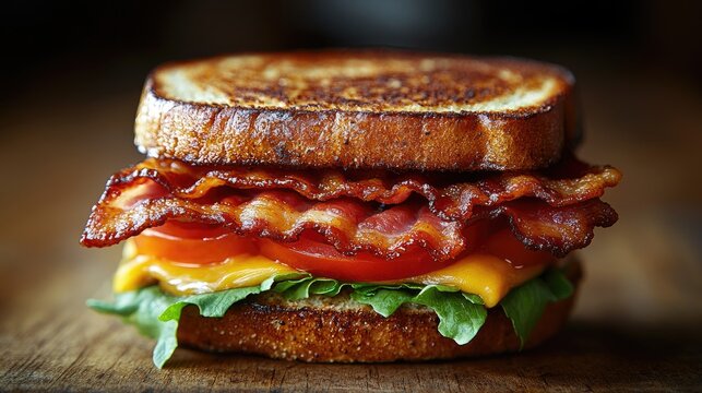 Crispy Bacon Melt Sandwich Recipe