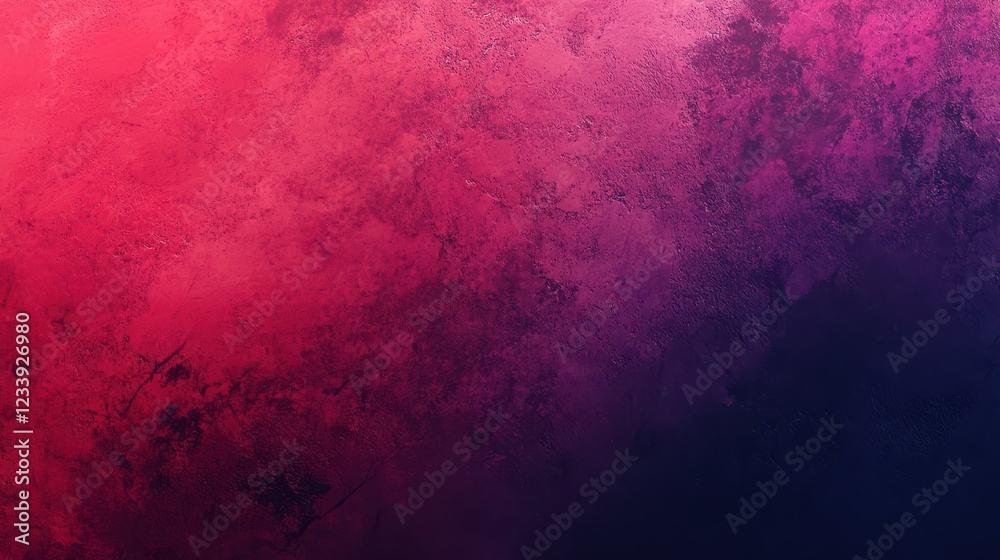 Poster a vibrant red and purple grainy gradient background with a dynamic noise texture, perfect for eye-ca