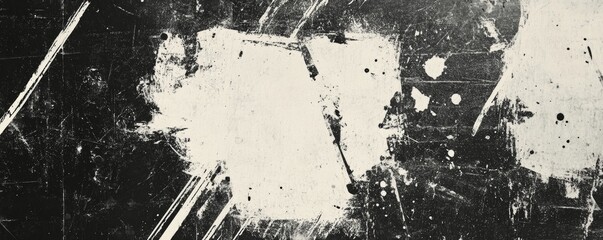 Grunge abstract texture showcasing scratches and dust on black and white chalk with a vintage effect in ultra-realistic detail