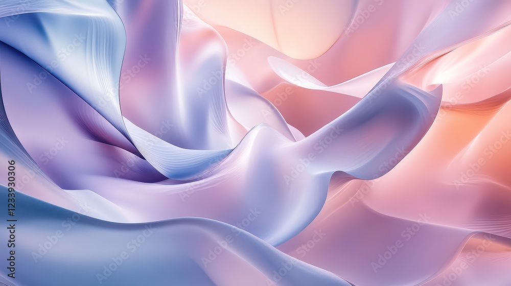 Aufkleber A visually captivating abstract background featuring soft pastel colors and dynamic triangular shapes.