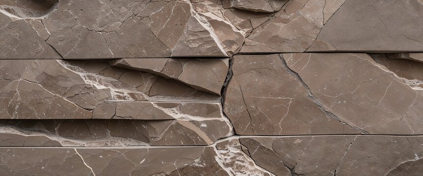 Muted taupe chert stone with fractured background
