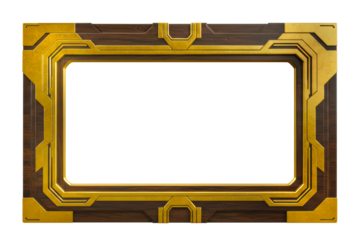 金色の金具の額縁