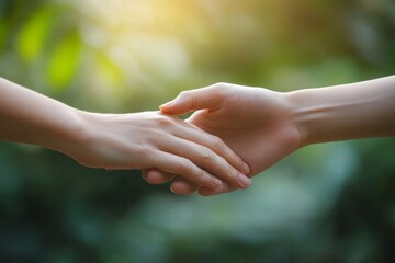 mental health issues concept, doctor touching patient hand showing empathy during depression therapy session