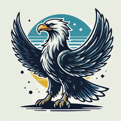 Obraz premium eagle with wings