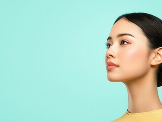 Naklejka premium remote health monitoring devices. AI-Driven Skin Scanners Analyzing skin conditions and transmitting high-resolution images for dermatology diagnostics