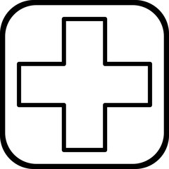 Obraz premium 702-Medical Cross Icon style