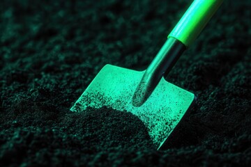 sustainable lifestyle composting efficiency. Advanced tools glowing with automated pH level tracking, ensuring optimal conditions for compost efficiency