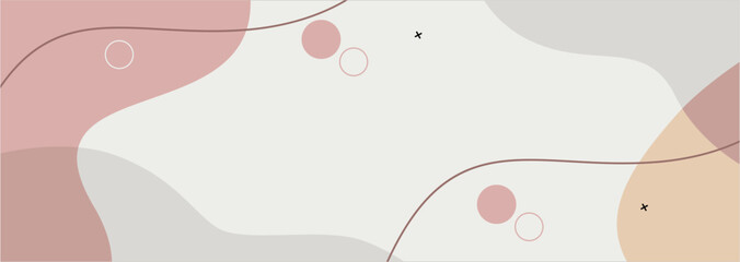 Flat geometric abstract background