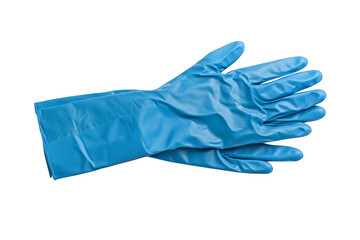rubber glove isolated on white