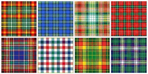 Abstract Tartan Patterns in High Resolution Stock Photos
