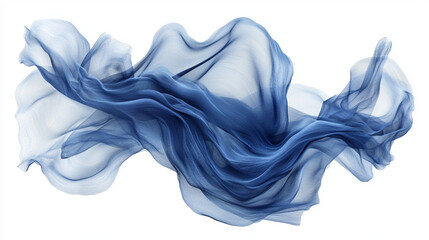 dark blue silk chiffon