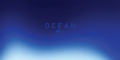 Abstract ocean gradient background with smooth blue tones and calming effect